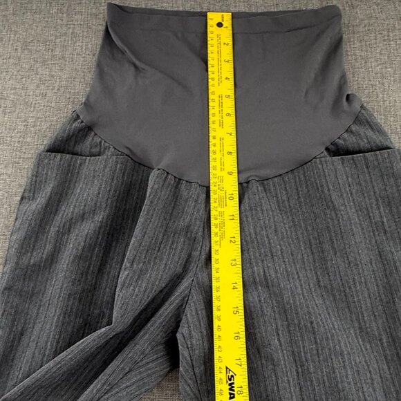 Motherhood Maternity‎ Wide leg Pants Dressy Trousers Gray Large Stretchy - Picture 7 of 13
